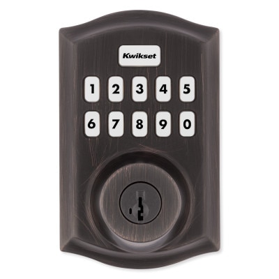 Kwikset 620 Z-Wave 700 Traditional Keypad Smart Lock with Home Connect, Venetian Bronze